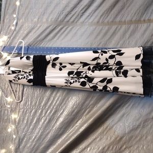 Black and white dress